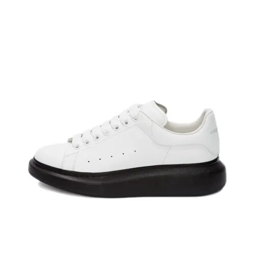 Alexander McQueen OVERSIZED Низкий Топ Стильные Скейтбординги Мужской Белый Черный