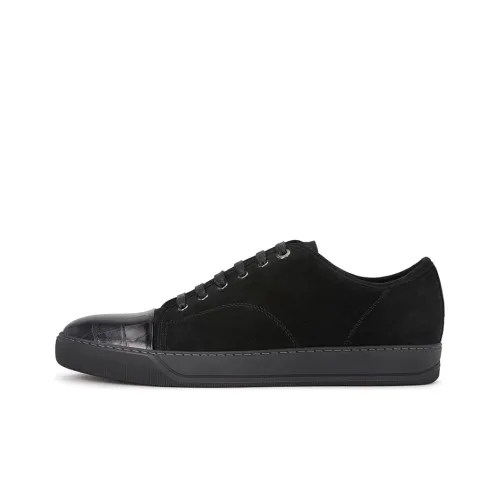 Lanvin DBB1 Low Топ Скейтборд Кроссовки Мужские Черные
