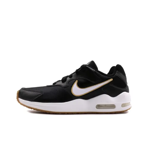 Nike Air Max Guile Low Топ Air Cushion Marathon Беговые кроссовки Женские Черный Белый Золото
