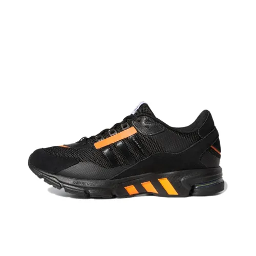 Adidas Slip-resistant Abrasion-resistant Low Top Marathon Running Shoes Unisex Black Orange Adidas Противоскользящие Аbrasion-resistant Низкие Кроссовки для Бега Marathon Унисекс Черный Оранжевый