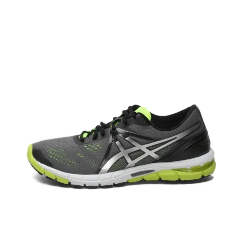 Asics Gel Excel33 3 Gel Excel33 3 Low Топ Беговые кроссовки Мужской Серый Неоновый зеленый