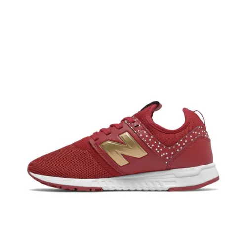 New Balance NB 247 Low Топ Беговые кроссовки Женские Red