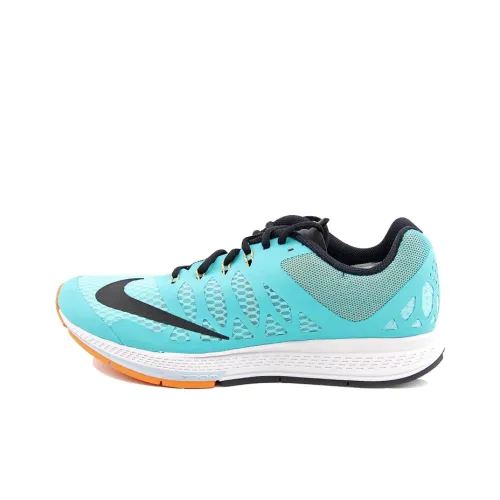 Nike Air Zoom Elite 7 Шокабсорберы Противоскользящие Устойчивые к истиранию Низкий Топ Повседневные Беговые кроссовки Мужские Синие