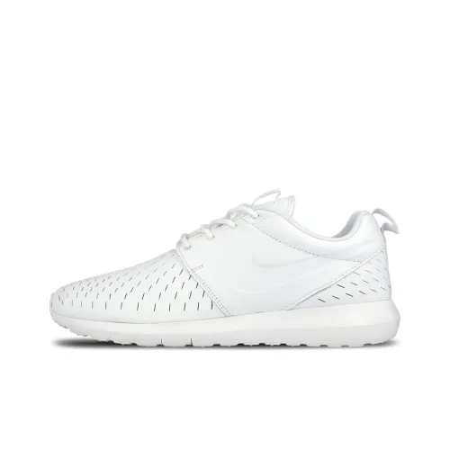 Nike Roshe NM Амортизаторы Шок Устойчивый к истиранию Дышащий Низкий Топ Беговые кроссовки Мужские Белые