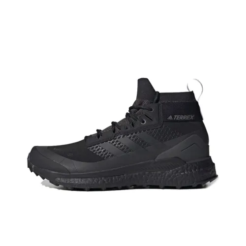 adidas Terrex FREE HIKER Non Slip Легкий MID Топ Streetwear Мужская Черная