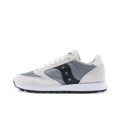 Saucony Jazz Original Износостойкие Противоскользящие Низкие Беговые кроссовки Мужские Бежево-серые Стандартные M