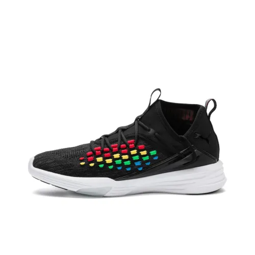 PUMA Мантра Heatmap Амортизация Износостойкий Низкий Топ Беговые кроссовки Мужской Черный