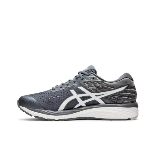 Asics Gel CUMULUS 21 Low Топ Беговые кроссовки Мужские Серый Белый