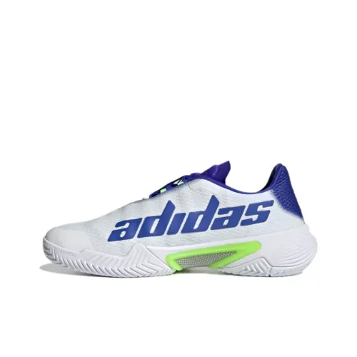 Adidas Barricade Slip-on Устойчивый к истиранию Низкий Топ Теннисные Кроссовки Мужские Sapphire Blue