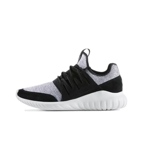 Adidas Originals Tubular Radial Устойчивый к истиранию Дышащий Низкий Топ Casual Унисекс Черный Белый