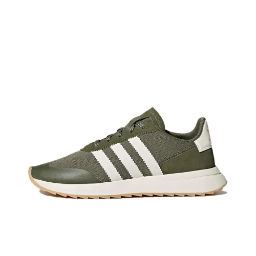Adidas Originals Устойчивые к истиранию низкие беговые кроссовки женские оливково-зеленого цвета