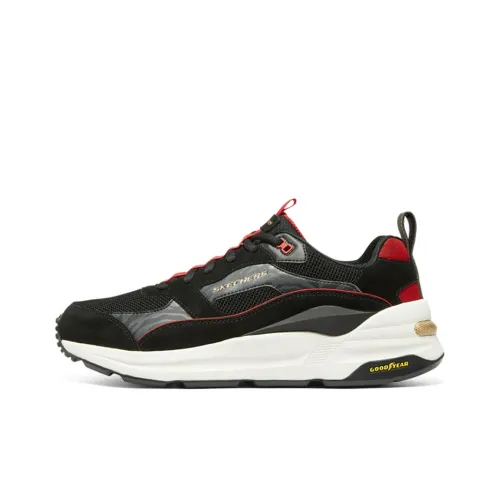 Skechers Sport New Year Collection Низкий Топ Casual Мужской Черный Красный