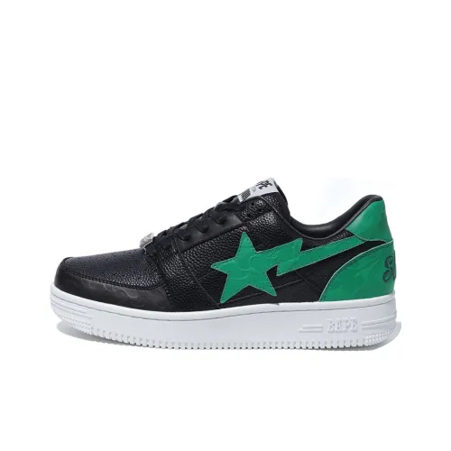Gunna x A BATHING APE STA Низкий Топ Стильный Скейтбординг Мужской Черный Зеленый