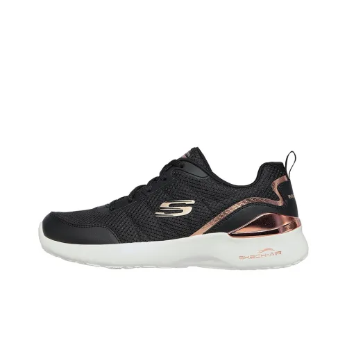 Skechers Skech Air Dynamight Low Топ Беговые кроссовки Женские Черный