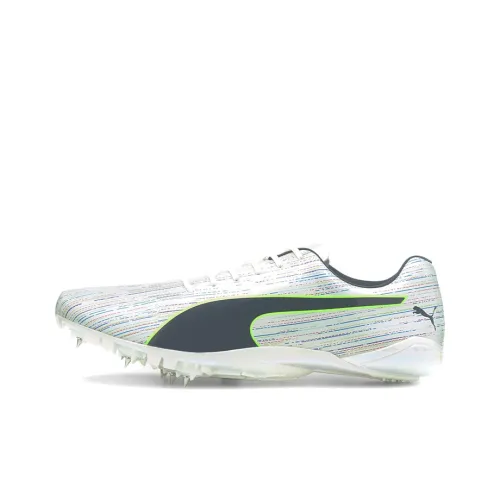 PUMA evoSPEED Electric 11 EVO Электрический 11 SP Низкий Топ Беговые кроссовки Мужской Серебряный