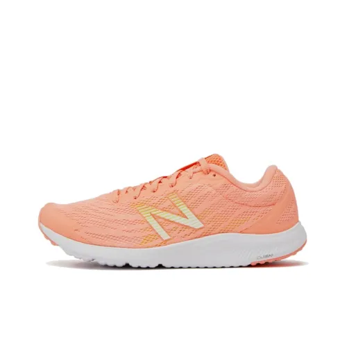 New Balance NB 635 Амортизация Устойчивость к истиранию Дышащие Низкие Кроссовки для бега Женские Розово-оранжевые