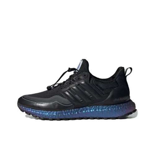 Adidas ULT DNA Boost Slip-resistant Abrasion-resistant Low Top Беговые кроссовки Мужские Черные Синие