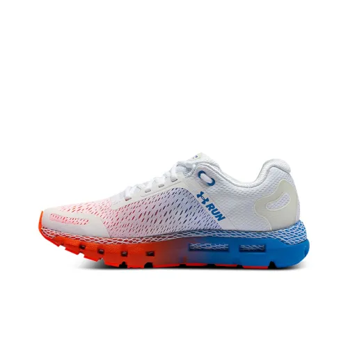 Under Armour Hovr Infinite 2 Low Беговые кроссовки Мужские Белый Красный Синий