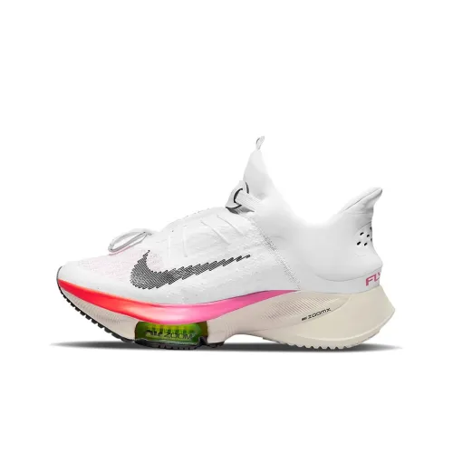 Nike Air Zoom Tempo Next% Low Топ Беговые кроссовки Женские Белый Розовый