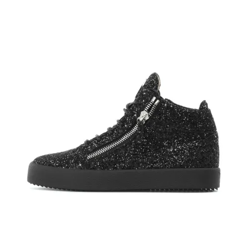 Giuseppe Zanotti GZ Kriss MID Топ Скейтборд Кроссовки Мужской Черный