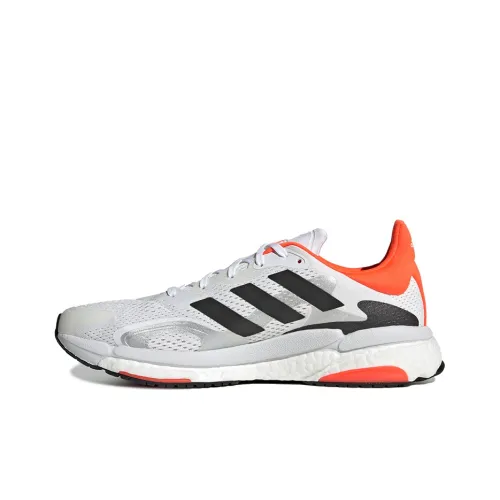 Adidas Solar Boost 3 Противоскользящие Устойчивые к истиранию Низкие Беговые кроссовки Мужские Белые