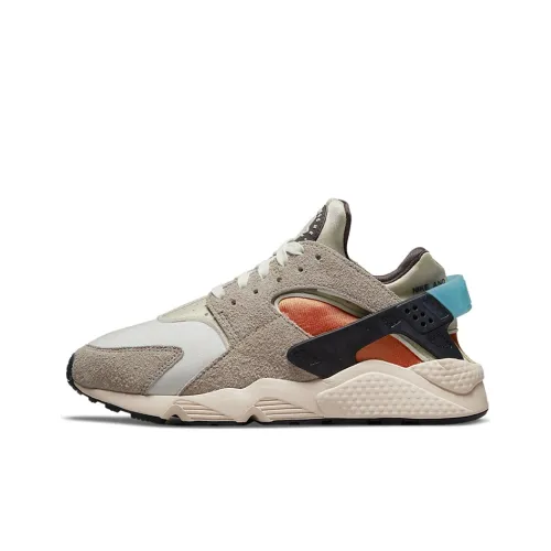 Nike Air Huarache Шокабойеры Противоскользящие Устойчивые к истиранию Низкий Топ Беговые кроссовки Мужские Темный кофейный