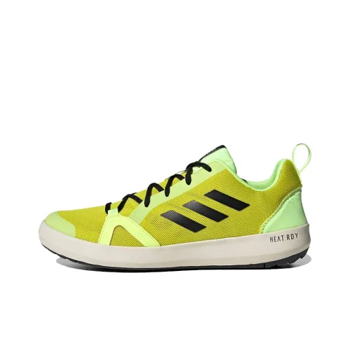 adidas Terrex Climacool Slip Resistant Abrasion Resistant Дышащий Низкий Топ Повседневные Беговые кроссовки Унисекс Неоново-зеленый