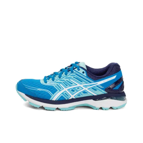 Asics GT 2000 5 Low Топ Беговые кроссовки Женские Сине-белый