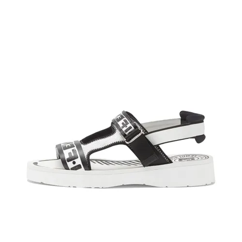FENDI ROMA JOSHUA VIDES Сандалии Мужской Черный Белый