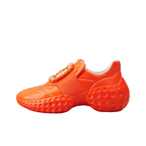 Roger Vivier Низкий топ Повседневная обувь Женская Оранжевая