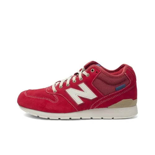 New Balance NB 996 MID Топ Беговые кроссовки Унисекс Всего Малиновый Цвет