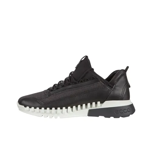 Ecco Zipfle Low Топ Повседневная обувь Мужская Черная