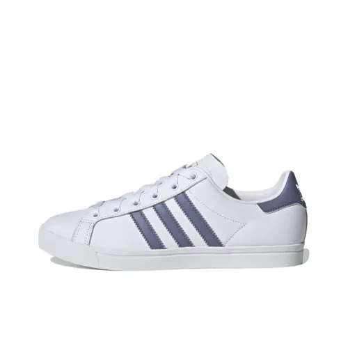 Adidas Originals Coast Star Slip-resistant Abrasion-resistant Low Top Скейтборд Кроссовки Женские Белый Синий
