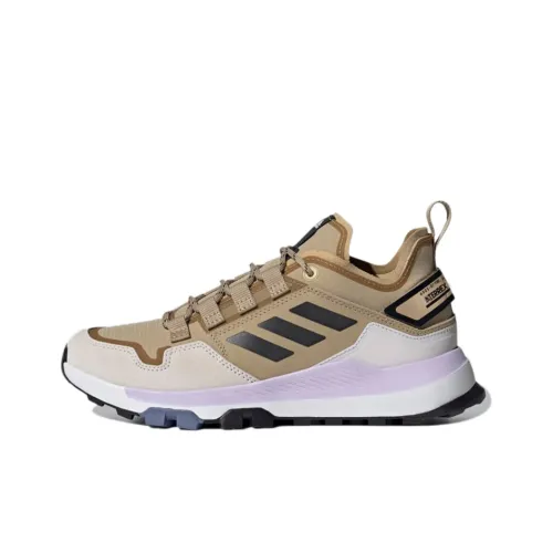 adidas Terrex Hikster Low Поход Устойчивый к абразиву Низкий Топ Уличная обувь Женская Коричневый Черный