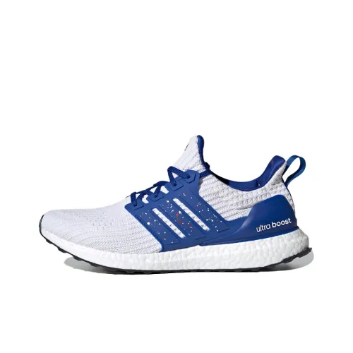 Adidas ULT Slip-on устойчивый к истиранию легкий низкий топ беговые кроссовки унисекс белый и синий минималистский стиль