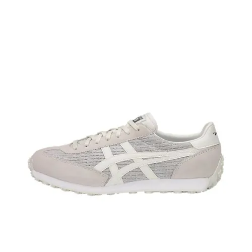 Onitsuka Tiger Edr 78 Устойчивый к истиранию Низкий Топ Повседневные Беговые кроссовки Унисекс Серый Белый