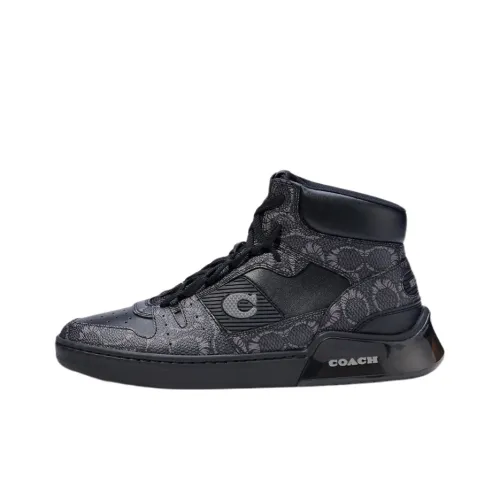 Michael B. Джордан x COACH CitySole High Топ Стильные Скейтбординги Мужской Черный