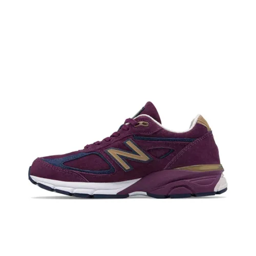 New Balance NB 990 V4 Low Топ Беговые кроссовки Женские Фуксия