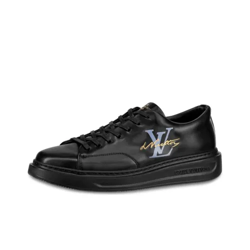 LOUIS VUITTON Beverly Hills Низкие Кроссовки для скейтбординга Мужские Черные