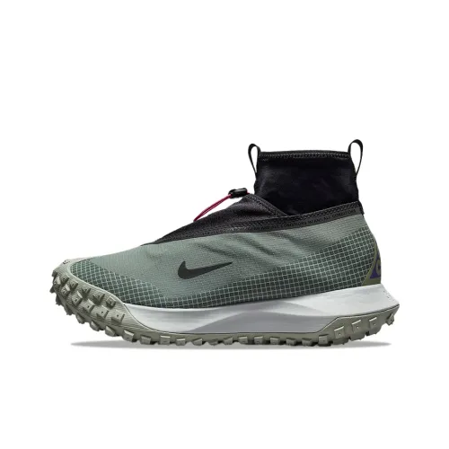Nike ACG Mountain Fly High Top Trail Беговые кроссовки Унисекс Глина Зеленый