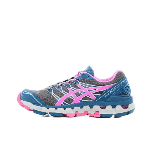 Asics Gel Fuji Sensor 3 Low Топ Беговые кроссовки Женские Серый Синий