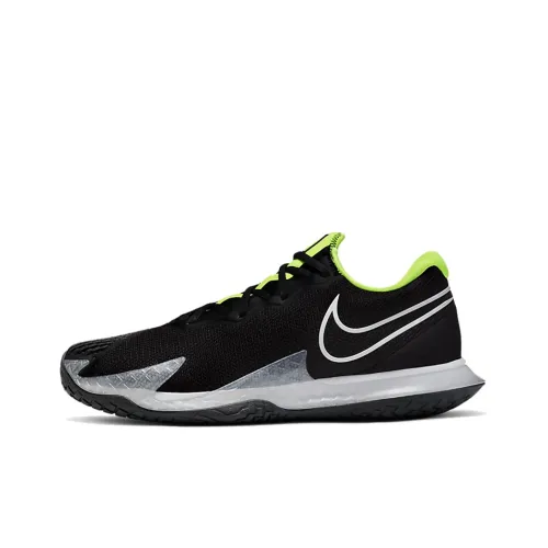 Nike Air Zoom Vapor Cage 4 HC Нелипкий Легкий Низкий Топ Кроссовки для тенниса Унисекс Черный Неон Зеленый