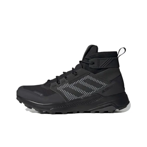 adidas Terrex Trailmaker MID Gore Te Slip Resistant High Top Походная обувь Мужская Черная