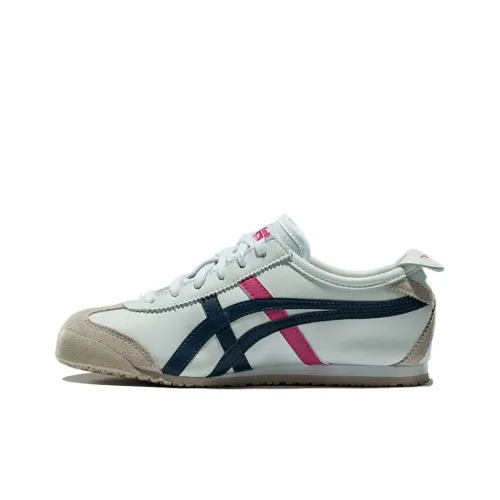Onitsuka Tiger MEXICO 66 Slip-on Resistant Low Top Casual Unisex White Red Onitsuka Tiger MEXICO 66 Слип-он Прочный Низкий Топ Повседневный Унисекс Белый Красный