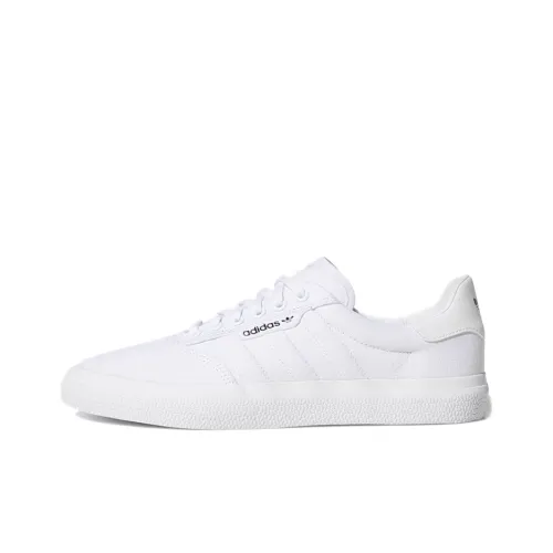 Adidas Originals 3MC Vulc Slip-Resistant Abrasion-Resistant Low Top Skateboard Shoes Unisex White Adidas Originals 3MC Vulc Противоскользящие устойчивые к истиранию низкие топовые скейтбордические кроссовки унисекс белые