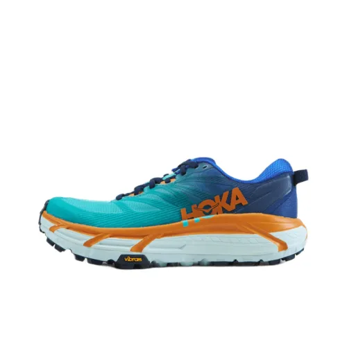 HOKA ONE ONE Mafate Speed 3 Амортизаторы Slip-resistant Abrasion-resistant Низкий топ Беговые кроссовки Мужские Blue