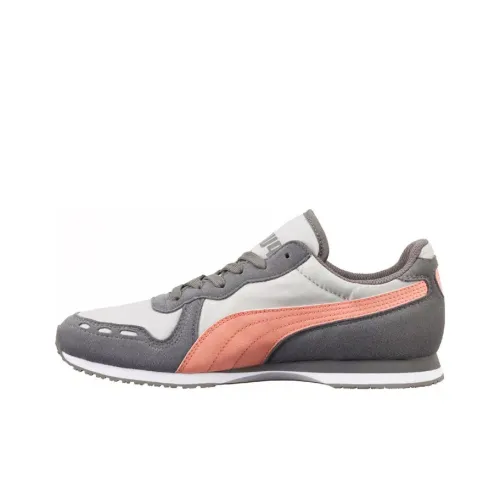 PUMA Cabana Racer Амортизаторы Shock Absorbers Противоскользящие Устойчивые к истиранию Дышащий Низкий Топ Противоскользящий Мужской Серый Оранжевый