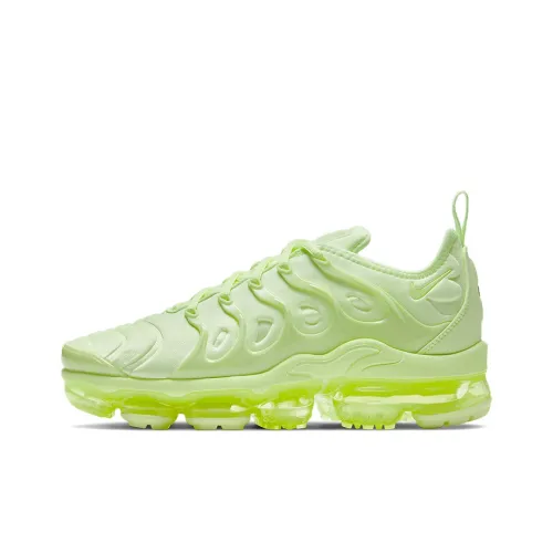 Nike Vapormax Plus Low Топ Беговые кроссовки Мужские Неоновый зеленый