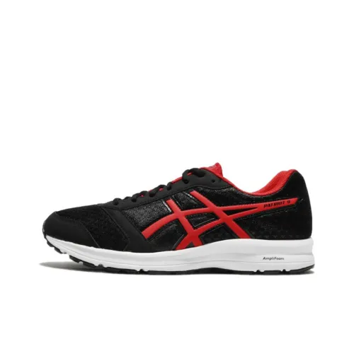 Asics Patriot 9 Low Топ Беговые кроссовки Мужские Черные Красные