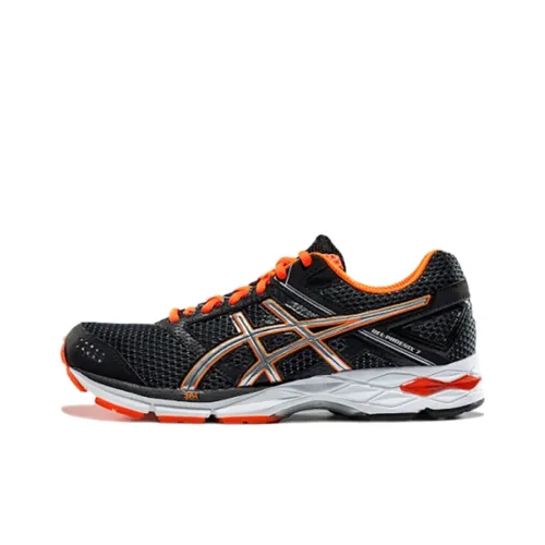 Asics Gel Phoenix 7 Low Top Беговые кроссовки Мужские Черный Оранжевый Серебряный